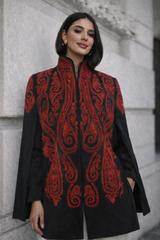 Arya Paisley Detail Capelet