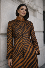 Dahlia Zebra Coat