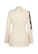 Colette Ivory Belted Tuxedo
