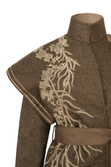 Arcadian Tie Belt Jacket