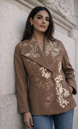 Halycon Wrap Collar Jacket