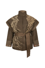 Arcadian Tie Belt Jacket
