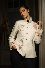 Cora Cream Cargo Jacket