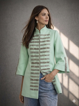 Azurra Mint Coat