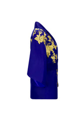 Agnes in Rue Cobalt Jacket