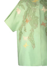 Alian in Mint Blouson Coat