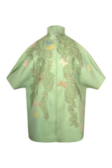 Alian in Mint Blouson Coat