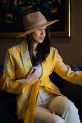 Amira Yellow Blossom Jacket