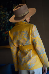 Amira Yellow Blossom Jacket