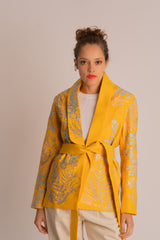 Amira Yellow Blossom Jacket