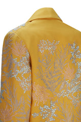 Amira Yellow Blossom Jacket
