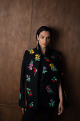 Azalea Lace Black Cape