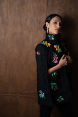 Azalea Lace Black Cape