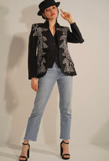 Agnes Beaded Jacket (Black)