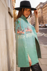 Cami Aqua Flamingo Cape