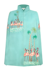 Cami Aqua Flamingo Cape