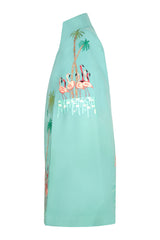 Cami Aqua Flamingo Cape