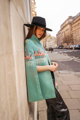 Cami Aqua Flamingo Cape