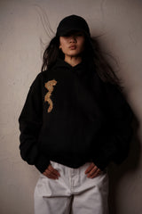 Black Gilt Feng Shui Hoodie