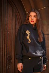 Black Gilt Feng Shui Hoodie