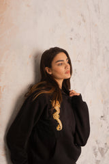 Black Gilt Feng Shui Hoodie