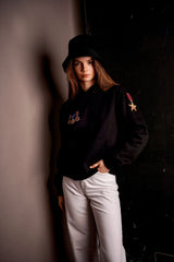Black Military Hoodie