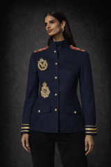 Bertie Navy Cargo Jacket