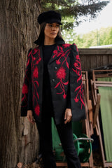 Calista Collared Cape