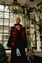 Calista Collared Cape