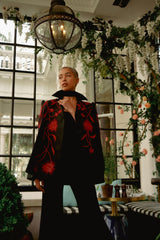 Calista Collared Cape