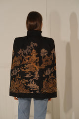 Colette in Shanghai Cape (Black)