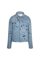 Cosmos in Denim Swirl Jacket