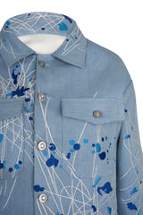 Cosmos in Denim Swirl Jacket