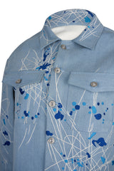 Cosmos in Denim Swirl Jacket