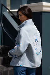 Cosmos in Denim Swirl Jacket