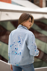 Cosmos in Denim Swirl Jacket