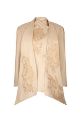 Leigh in Silver Light Jacket