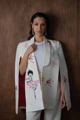 Edie Ballet Cape (Ivory)