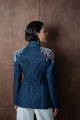 Eva denim Blazer