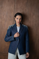Eva denim Blazer