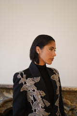 Agnes Beaded Jacket (Black)