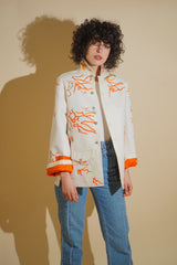 Flab Cargo Jacket (Clementine Swirl)
