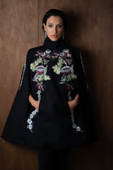 Gaia Wisteria Cape (Black)