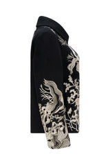 Hanane Black Peacoat