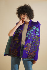 Holly in Purple Haze Cape