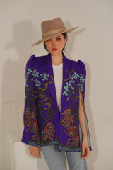 Holly in Purple Haze Cape