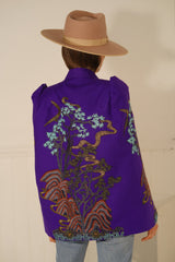Holly in Purple Haze Cape