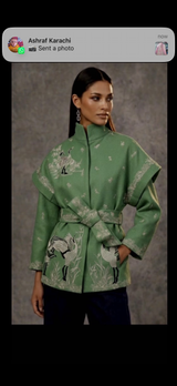 Alexa Mint Jacket