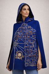 Mara Mapping Cape (Cobalt)