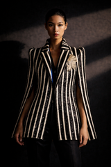Jacqueline in Stripes Cape